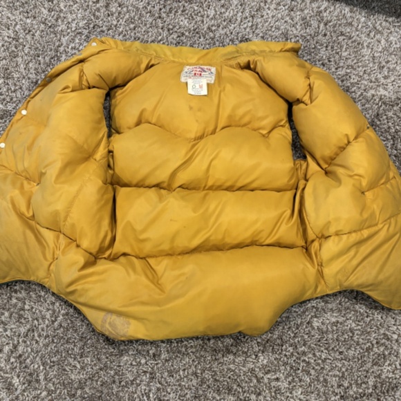 Vintage '70's Goose Down Vest, Canadian Trail, Made in Winnipeg, Men's Sm-Med - Picture 5 of 7